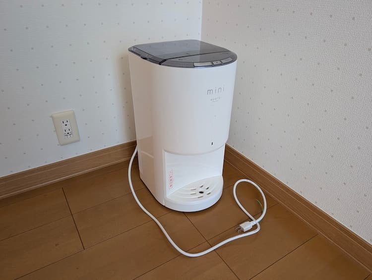 水抜き作業を終えたエブリィフレシャスミニ