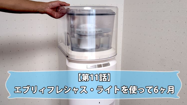 【第11話】エブリィフレシャス・ライトを使って6ヶ月！使用体験レポ
